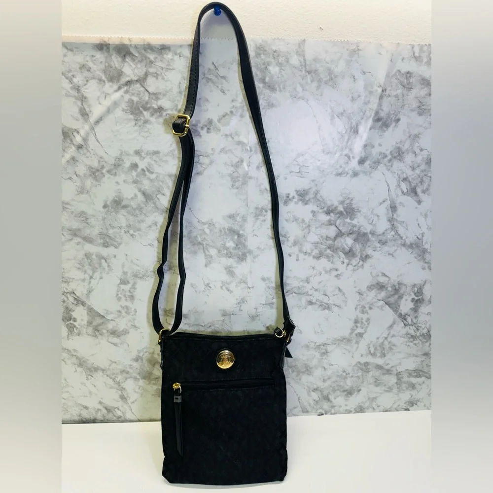 Tommy Hilfiger Crossbody Bag , Stylish Small Rectangle Bag Black